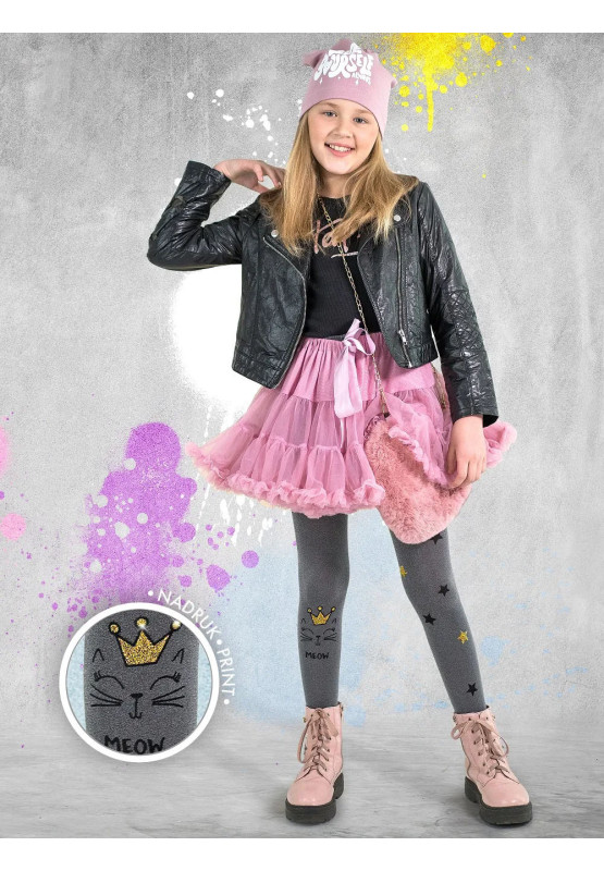 Gyermek harisnyanadrág cicával